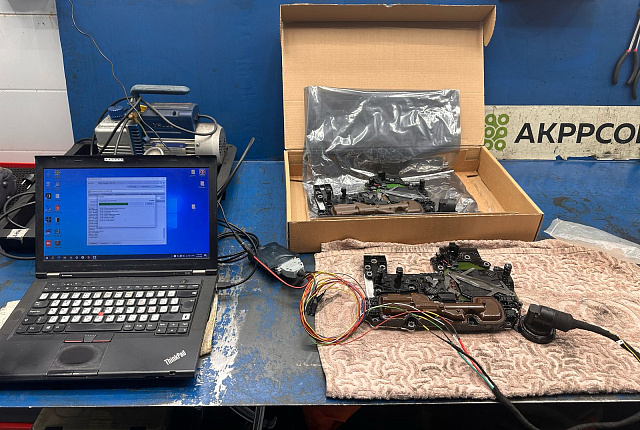 Клонирование платы акпп 9G-Tronic 725 легкового автомобиля мерседес GLE300